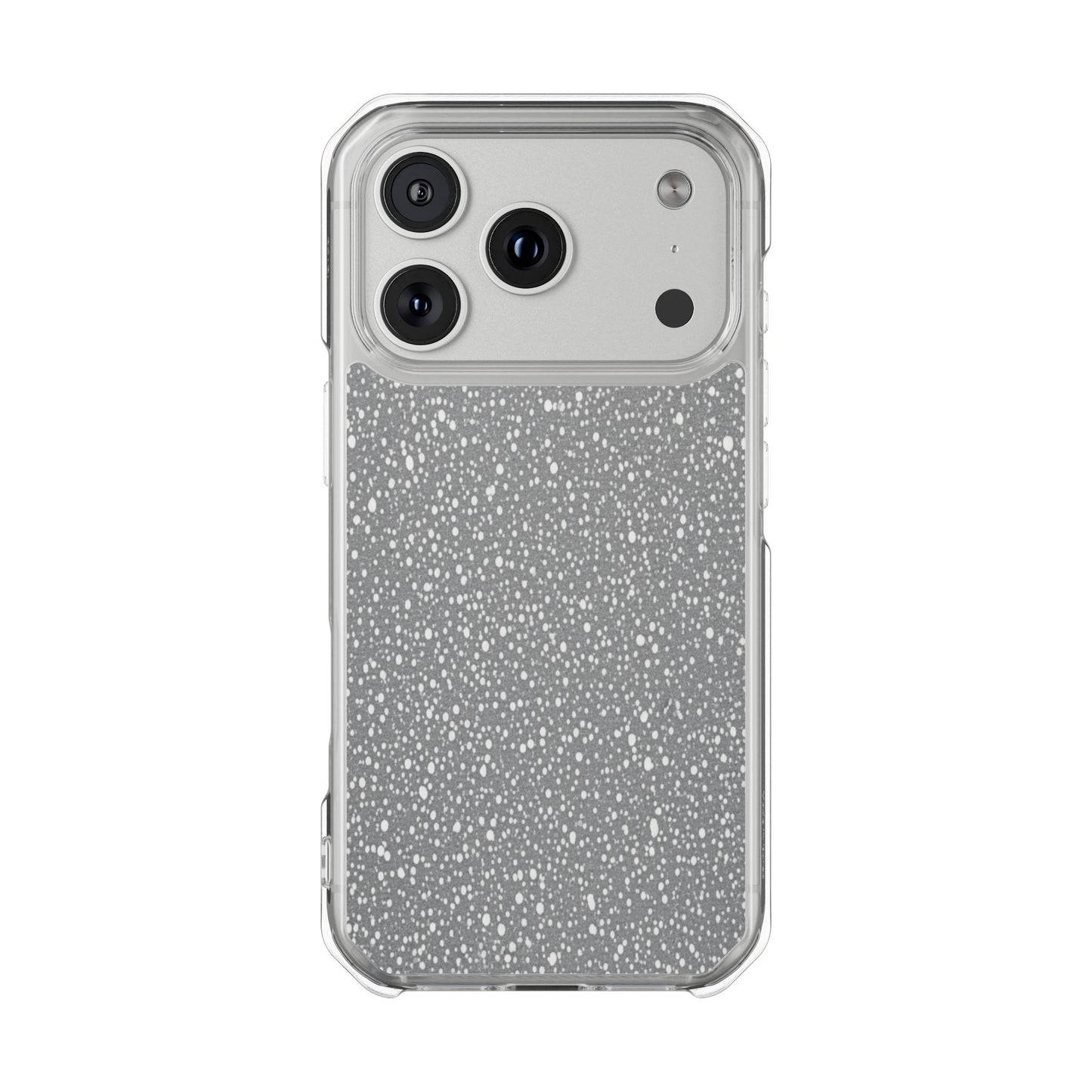 Clear Magnetic Impact Phone Case — Sparkle Glitter Protective Cover