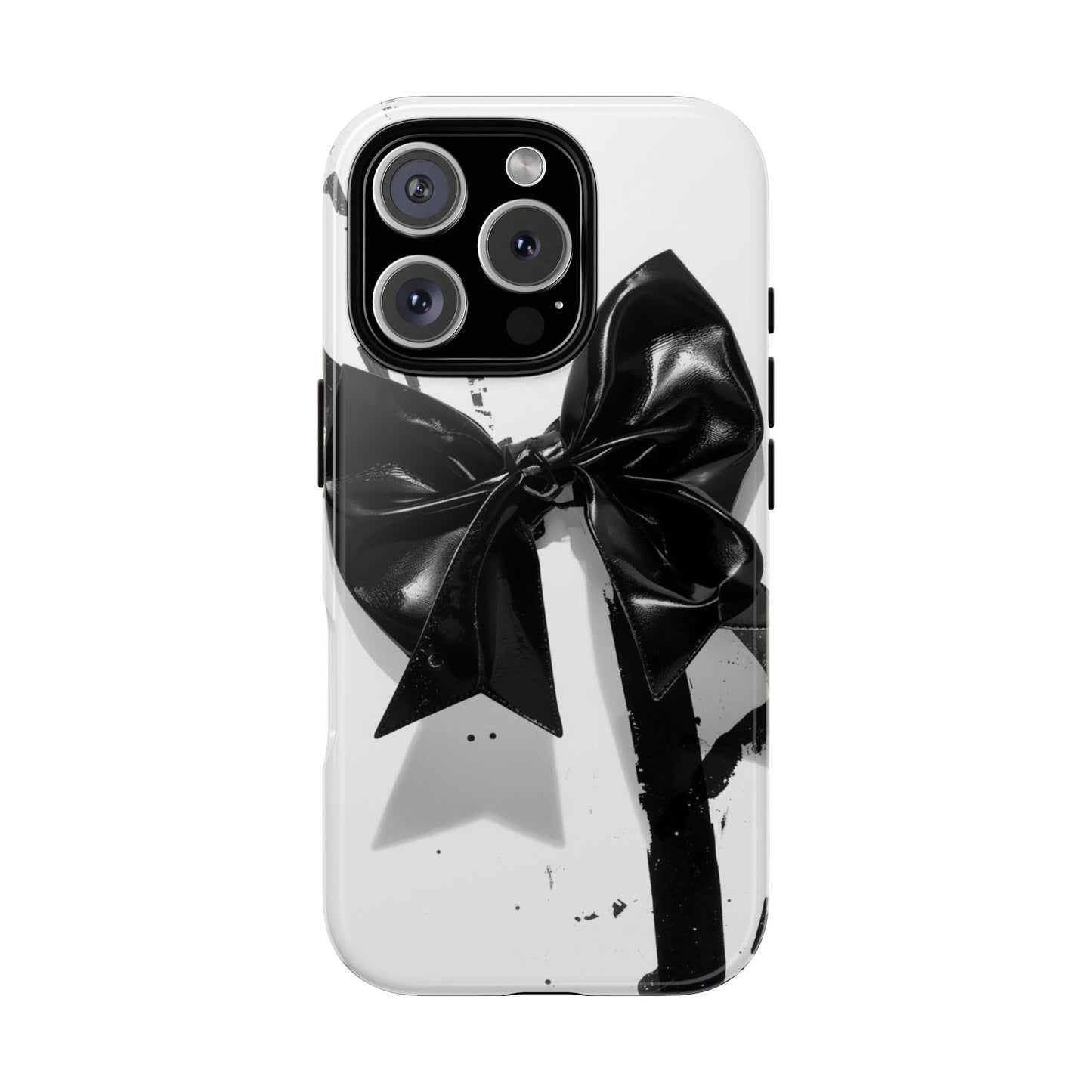 Phone Case — Black Bow Graphic Protective Cover