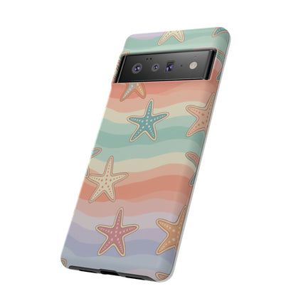 Starfish Wave Tough Phone Case — Pastel Beach Protective Cover
