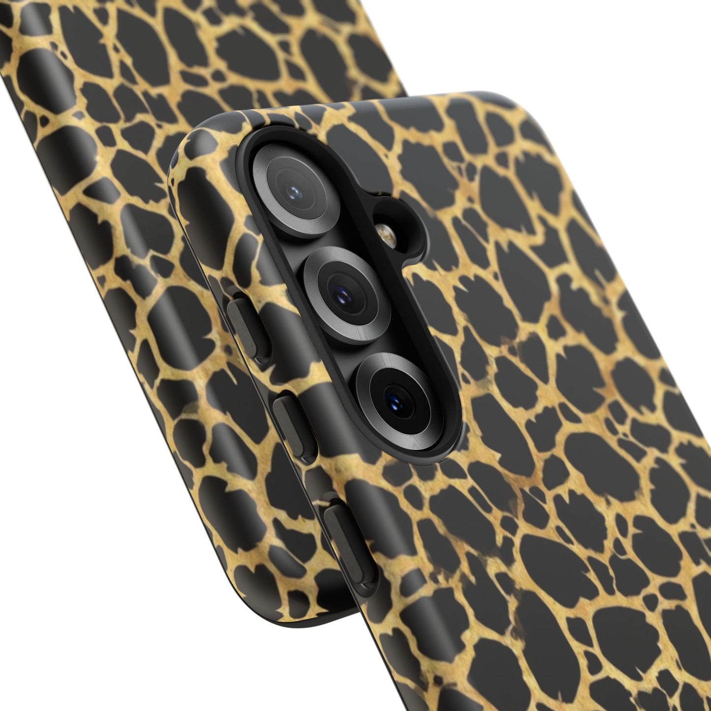 Giraffe Print Tough Phone Case — Durable Leopard-Style Protective Cover