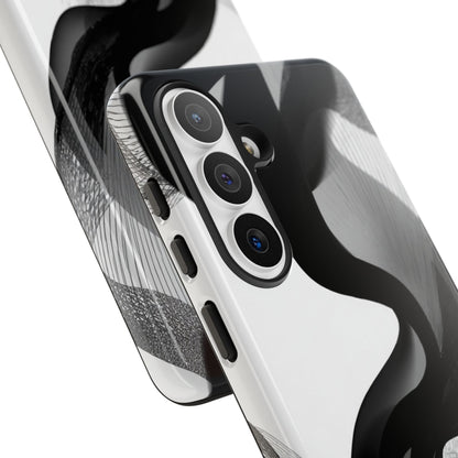 Phone Case — Monochrome Abstract Protective Cover