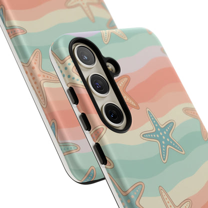 Starfish Wave Tough Phone Case — Pastel Beach Protective Cover