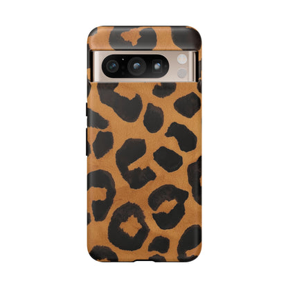 Leopard Print Tough Phone Case — Protective Animal Print iPhone Case