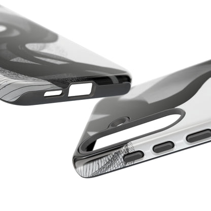 Phone Case — Monochrome Abstract Protective Cover
