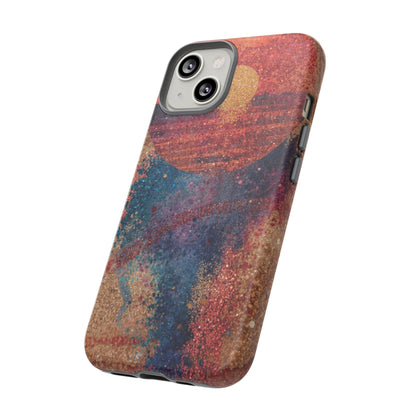 Retro Sunset Tough Phone Case