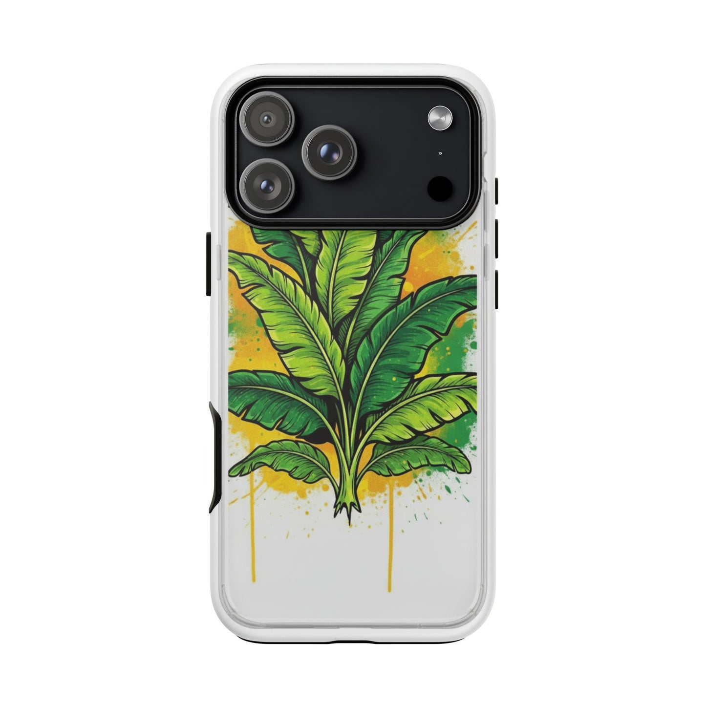 Tropical Banana Leaf Phone Case — Vibrant Green Plant Protector