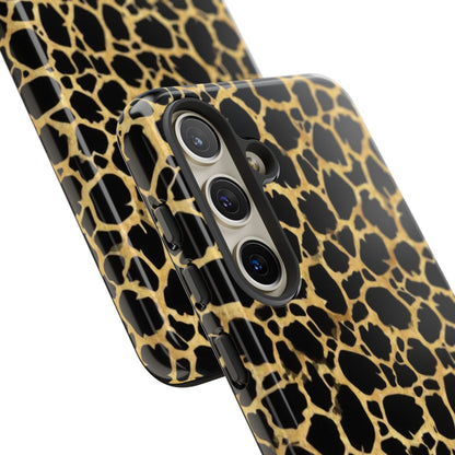 Giraffe Print Tough Phone Case — Durable Leopard-Style Protective Cover