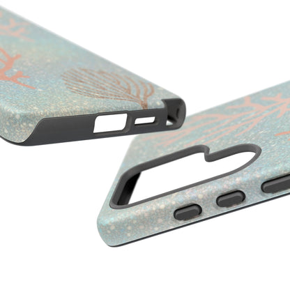 Seafoam Sparkle Phone Case – Coral & Seashell Tough Case