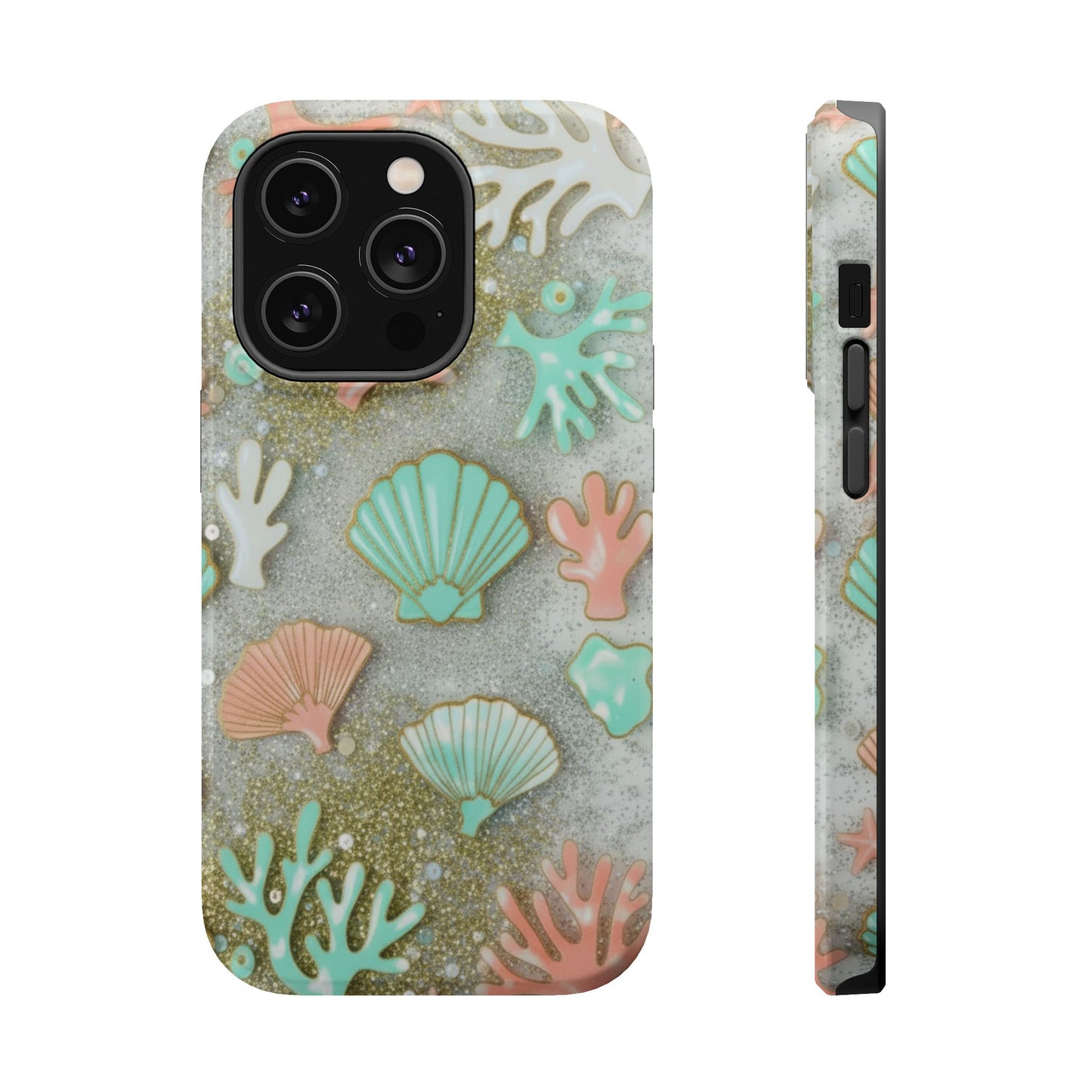 Seashell Coral Magnetic Impact Phone Case