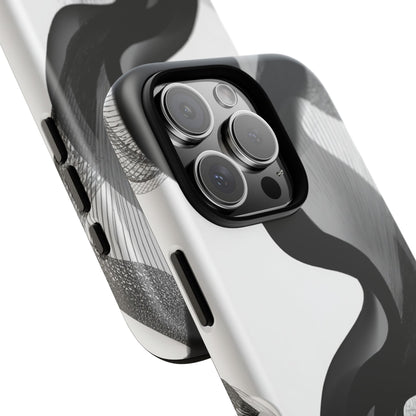 Phone Case — Monochrome Abstract Protective Cover