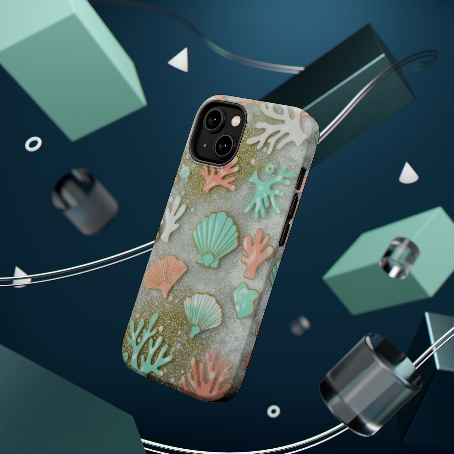 Seashell Coral Magnetic Impact Phone Case