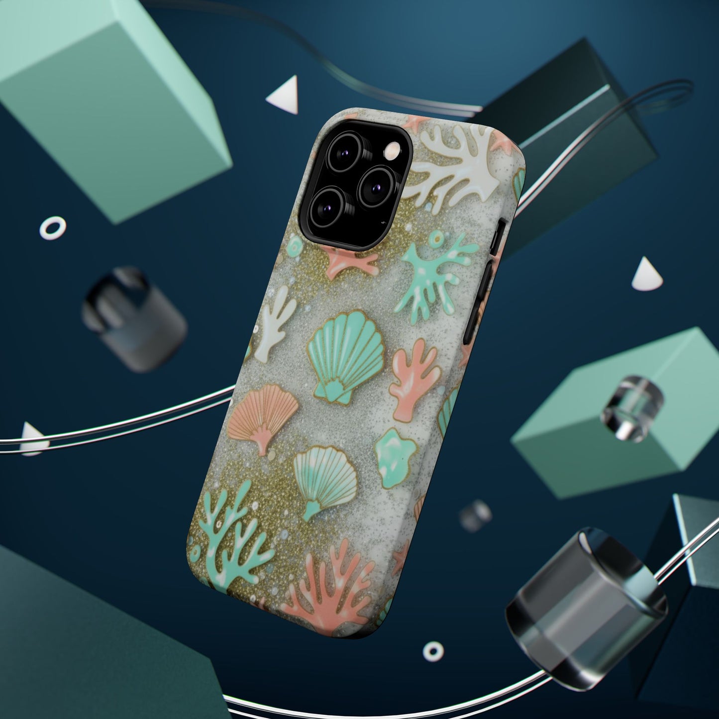 Seashell Coral Magnetic Impact Phone Case