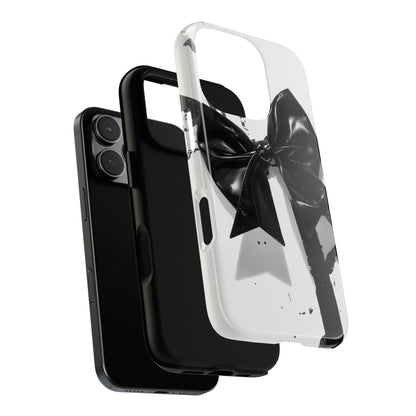 Phone Case — Black Bow Graphic Protective Cover