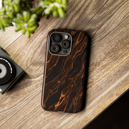 Copper Swirl Phone Case — Tough Protective iPhone Cover
