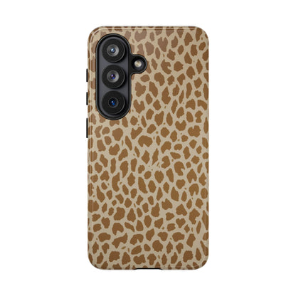 Leopard Print Tough Phone Case — Slim Protective Animal Pattern
