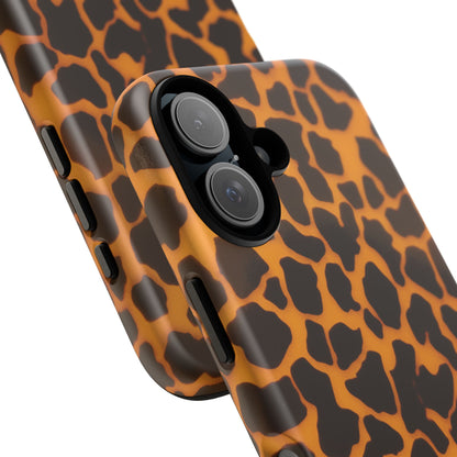 Leopard Print Tough Phone Case — Slim Protective iPhone Cover