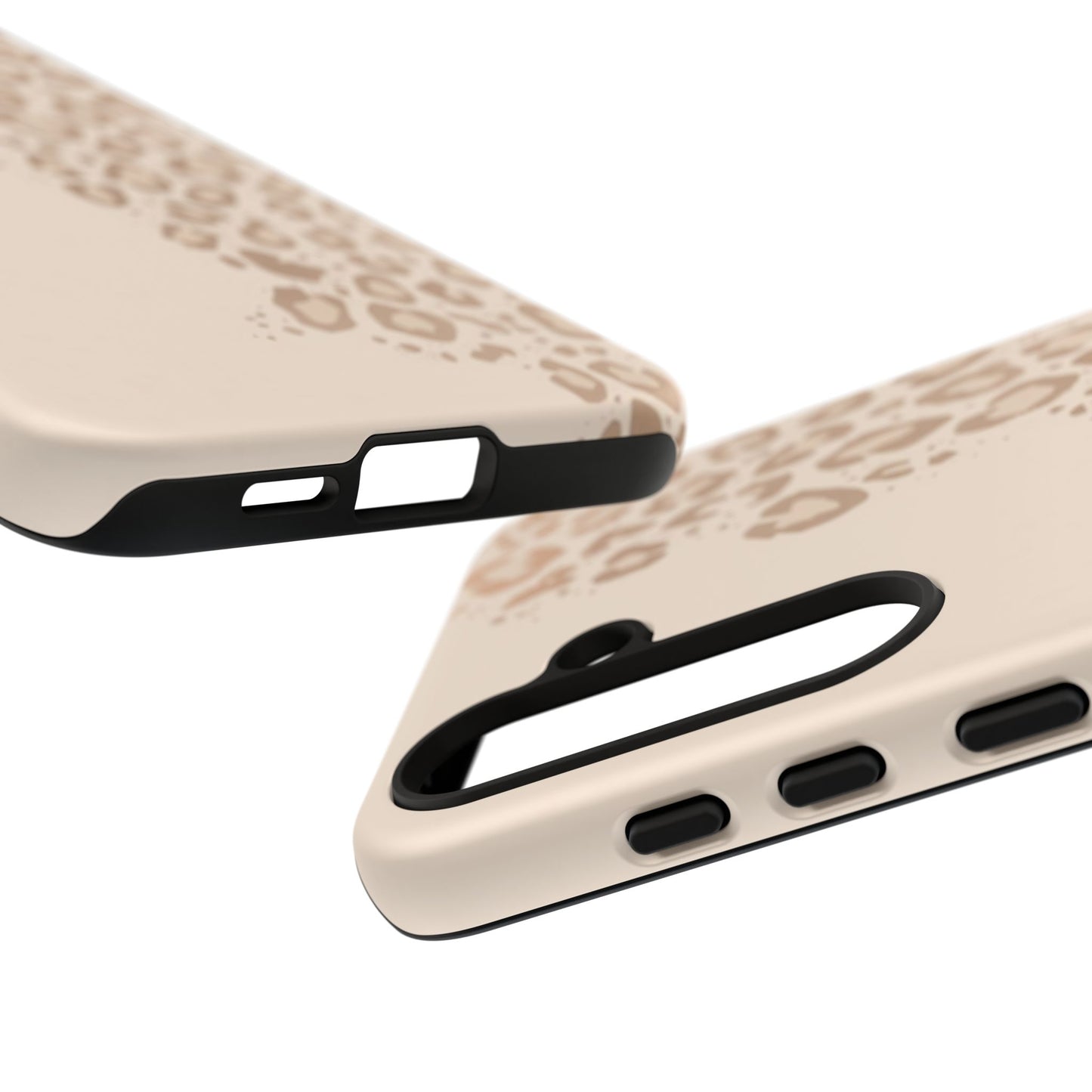 Phone Case – Beige Leopard Print Protective Cover