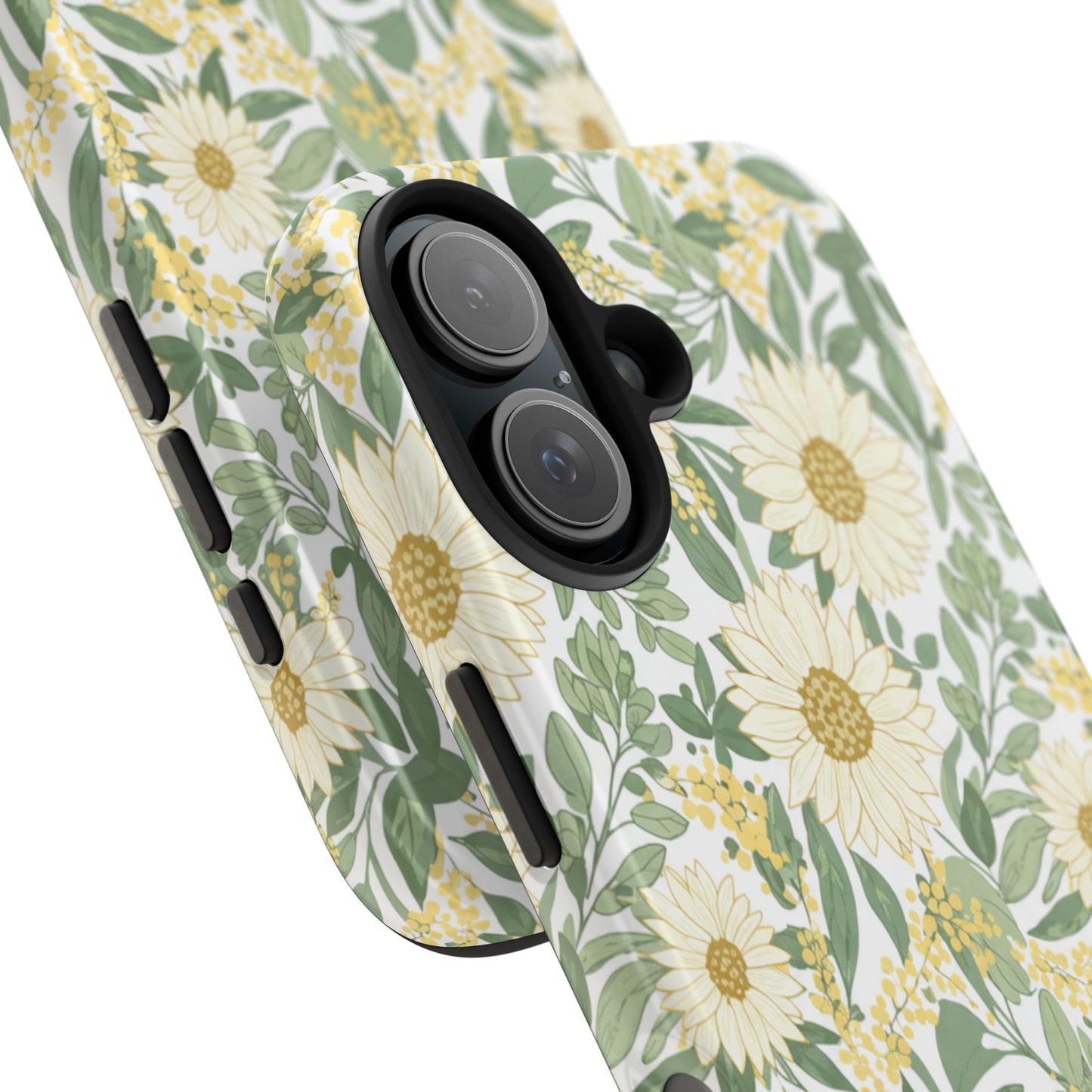 Daisy Meadow Tough Phone Case — Floral Protective Phone Cover