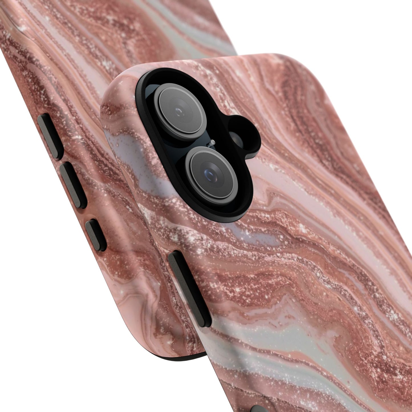 Rose Gold Marble Tough Phone Case