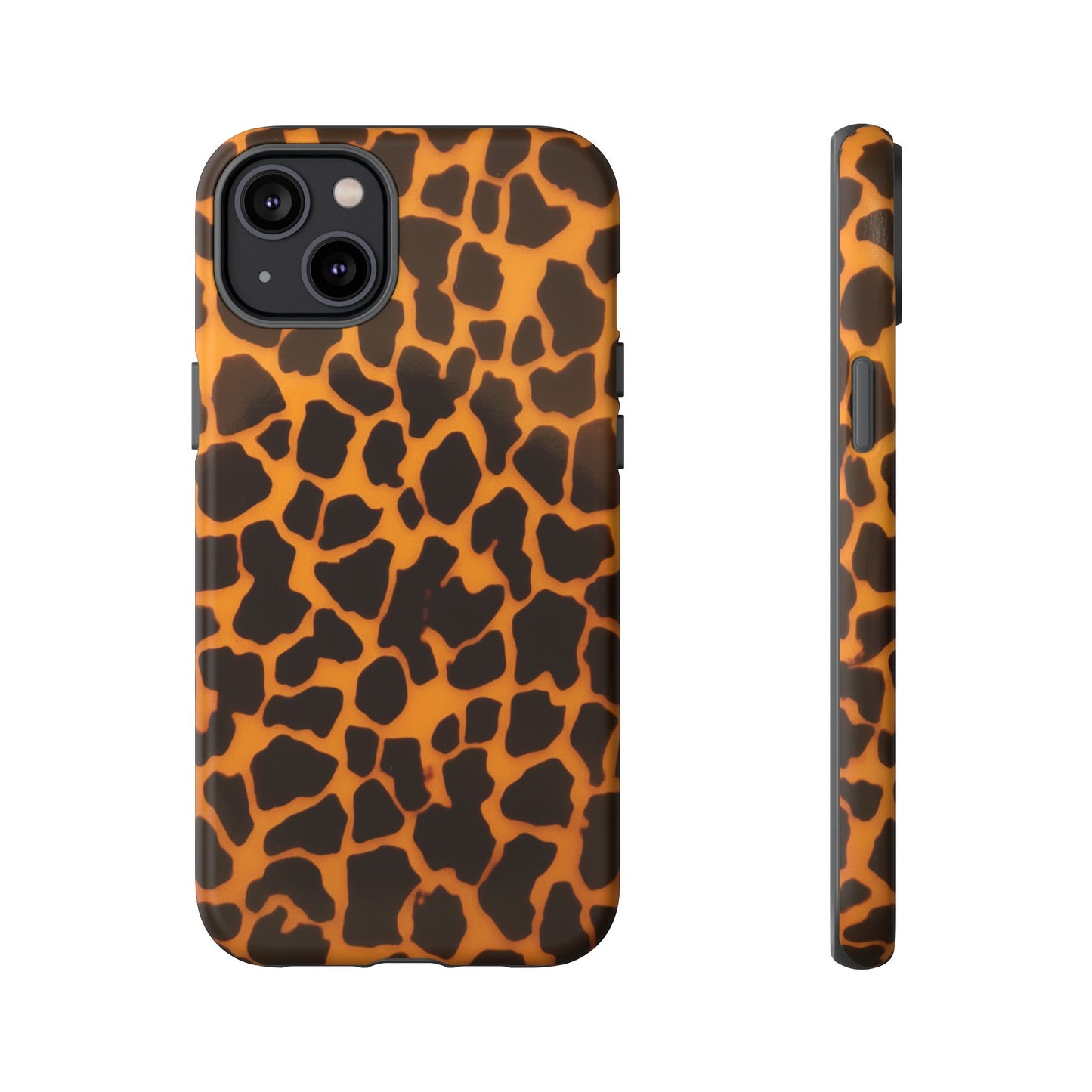 Leopard Print Tough Phone Case — Slim Protective iPhone Cover