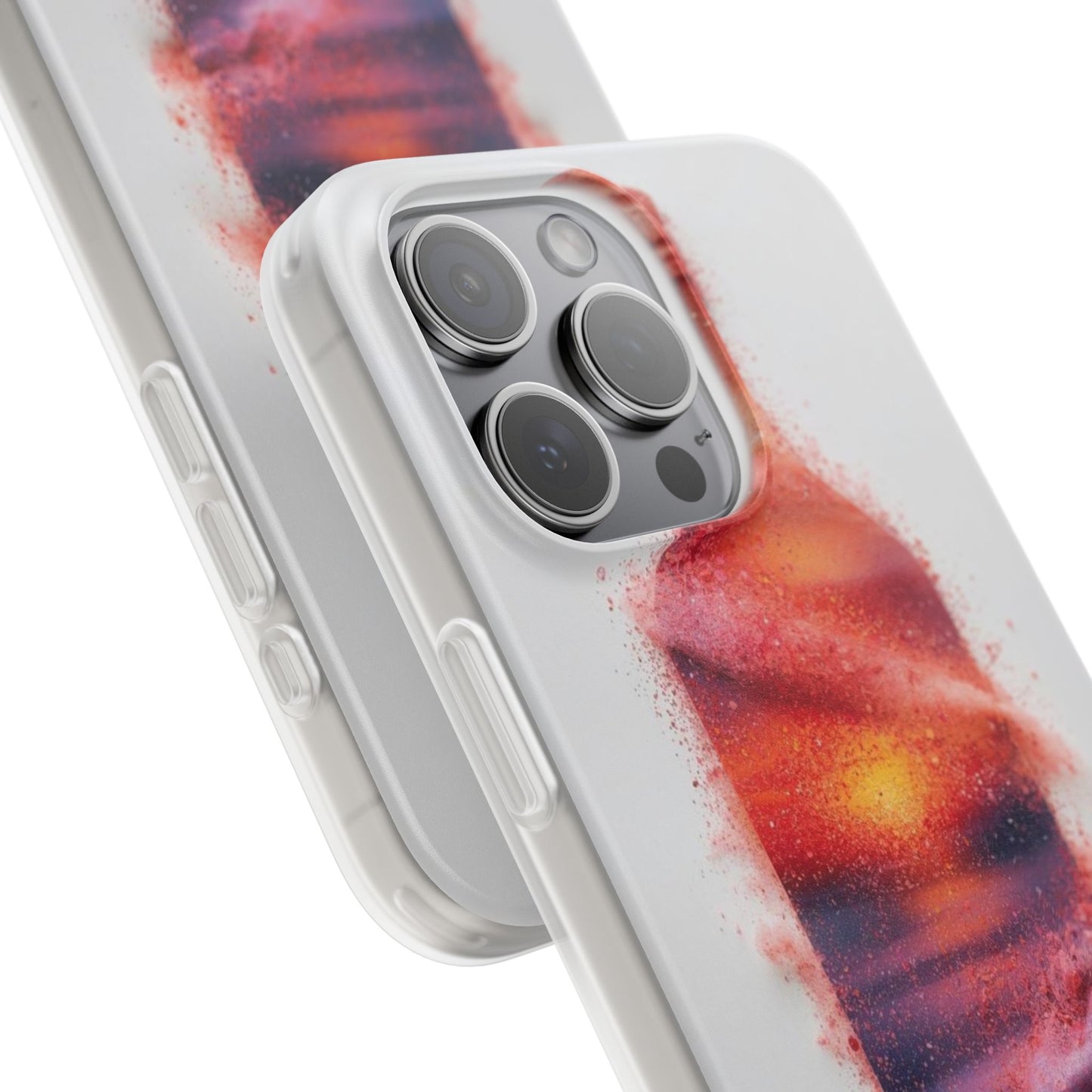 Galaxy Bottle Phone Case — Abstract Cosmic Beverage Design Flexible Case