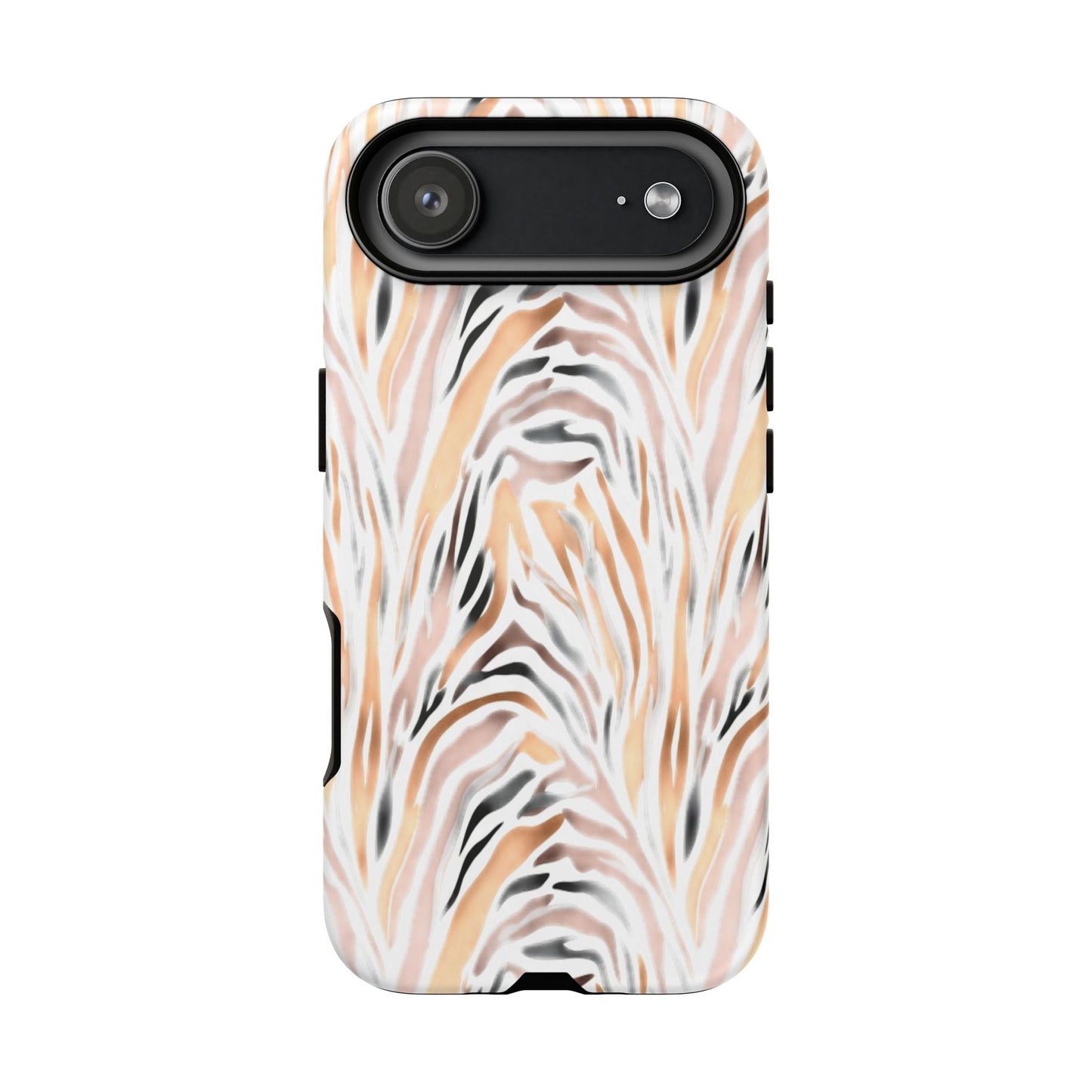 Tough Case — Neutral Watercolor Tiger Stripe Phone Case