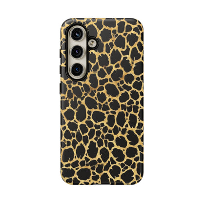Giraffe Print Tough Phone Case — Durable Leopard-Style Protective Cover