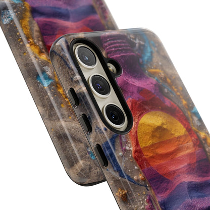 Phone Case — Colorful Sand Art Sunset Tough Protective Case