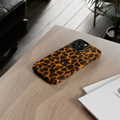 Leopard Print Tough Phone Case — Slim Protective iPhone Cover