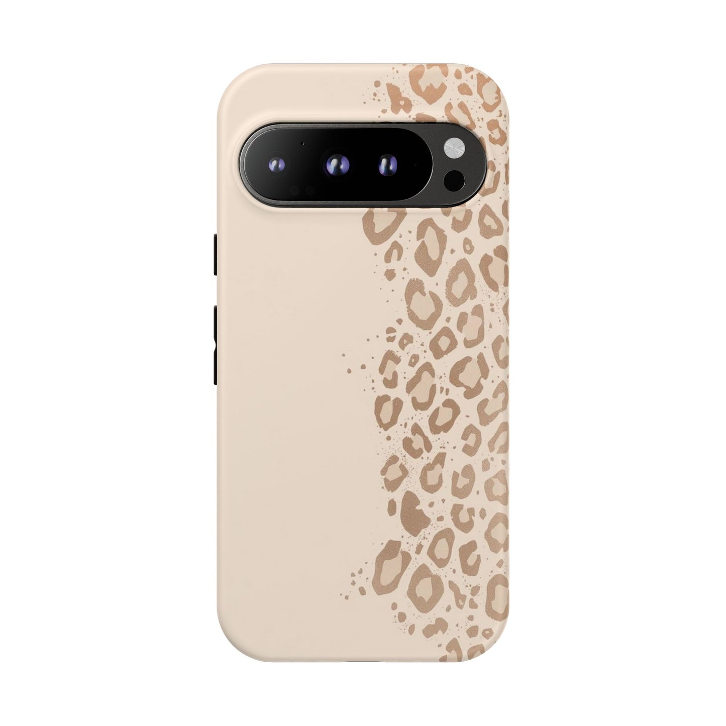 Phone Case – Beige Leopard Print Protective Cover