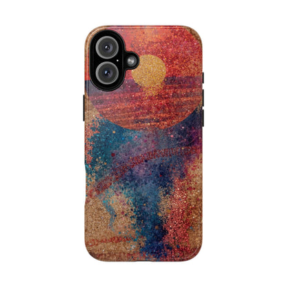 Retro Sunset Tough Phone Case