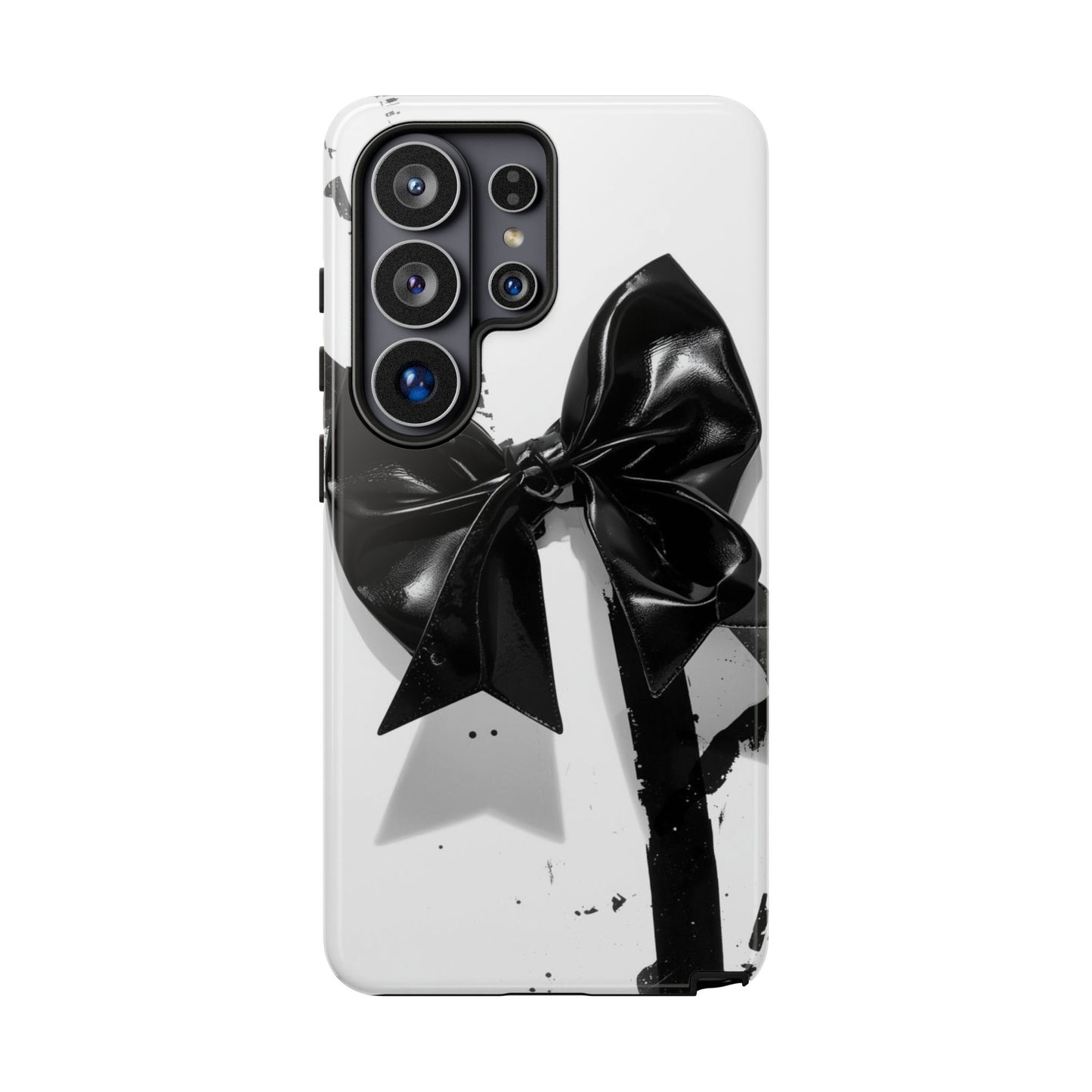 Phone Case — Black Bow Graphic Protective Cover