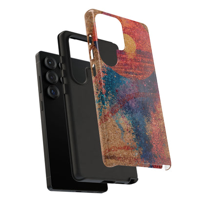 Retro Sunset Tough Phone Case