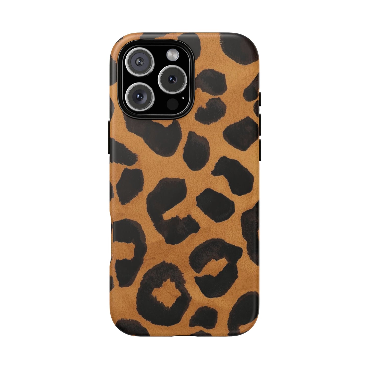 Leopard Print Tough Phone Case — Protective Animal Print iPhone Case