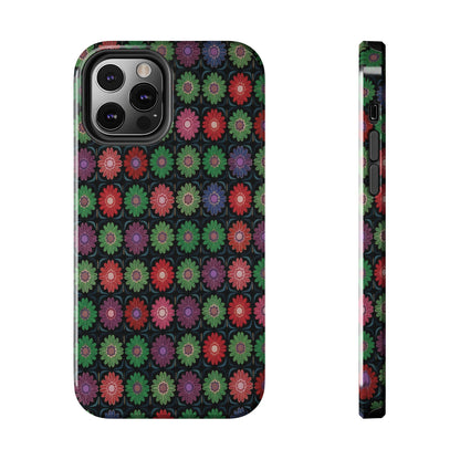 Copy of Floral Sunflower Tough Phone Case — Neutral Daisy Pattern Protective Cover
