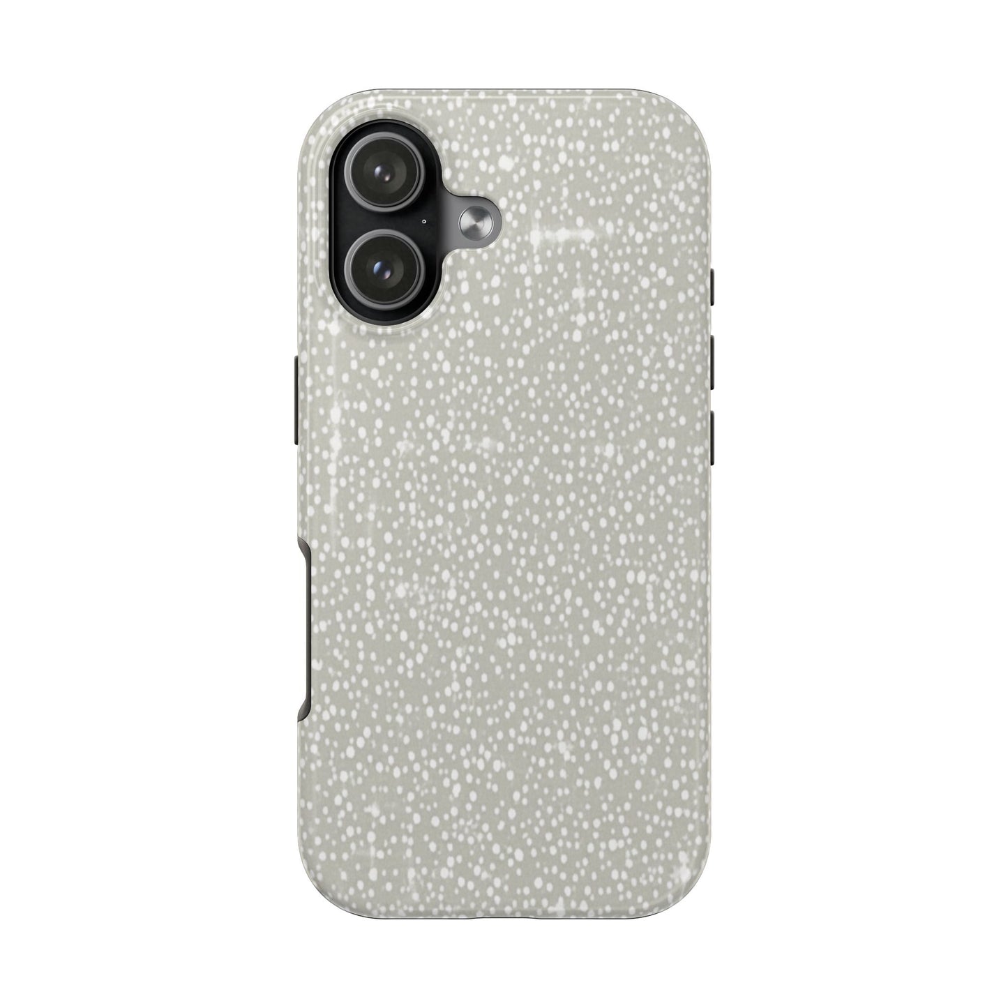 Speckled Gray Tough Phone Case — Protective Shockproof iPhone Cover