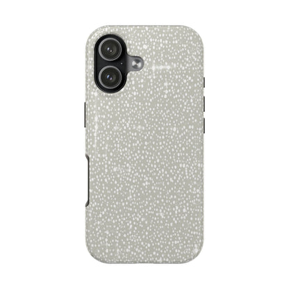 Speckled Gray Tough Phone Case — Protective Shockproof iPhone Cover