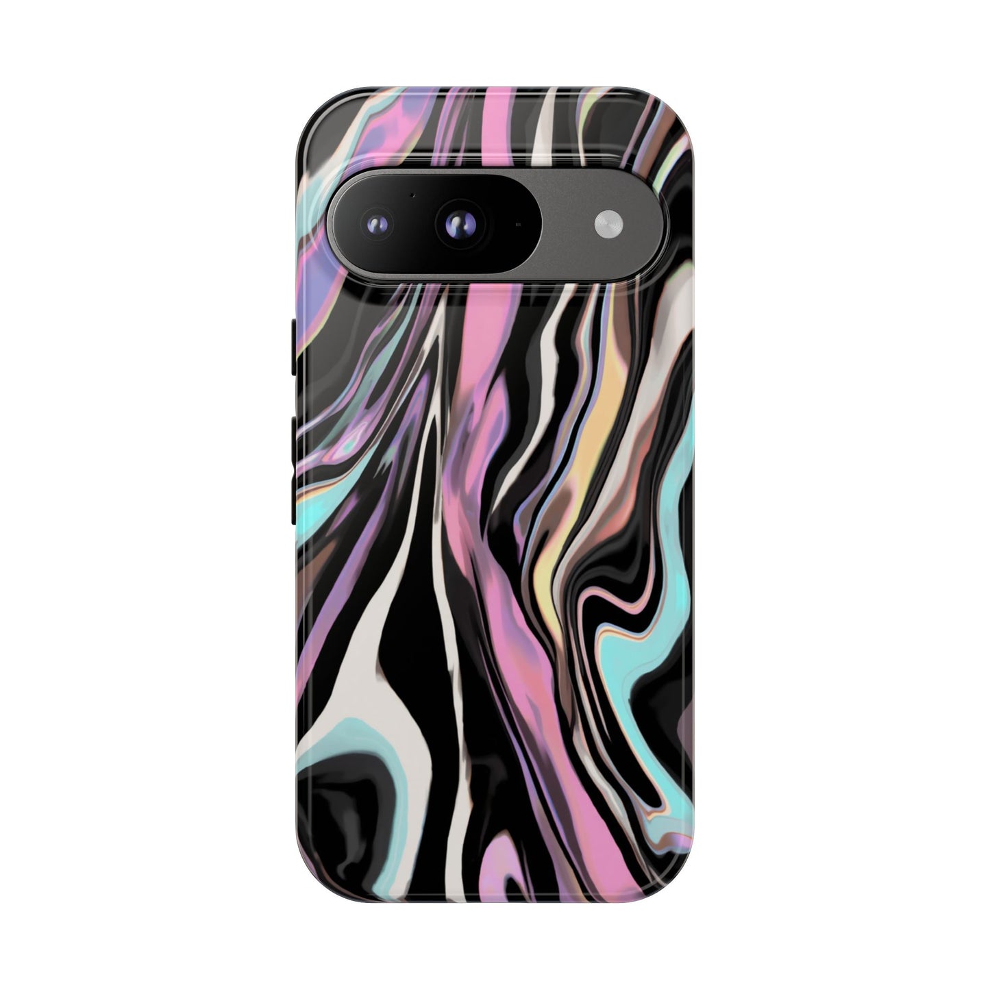 Abstract Marble Tough Phone Case — Pastel Swirl Protective Cover