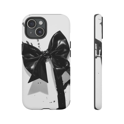 Phone Case — Black Bow Graphic Protective Cover