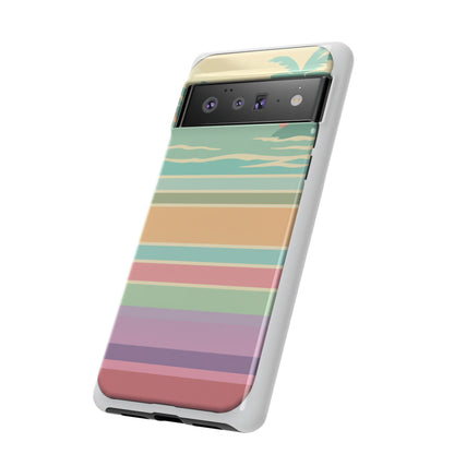 Tough Case — Retro Pastel Sunset Palm Tree Phone Case