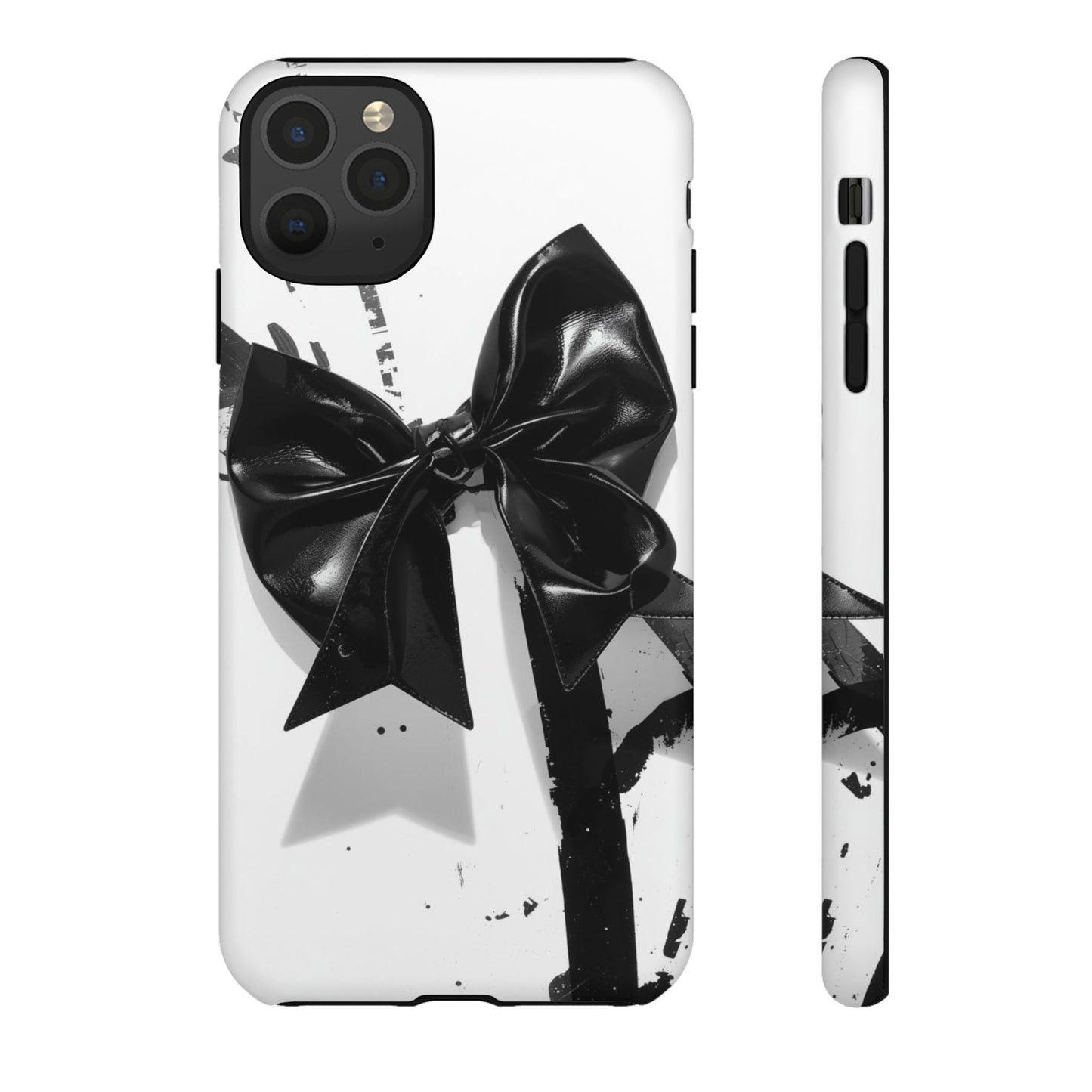 Phone Case — Black Bow Graphic Protective Cover