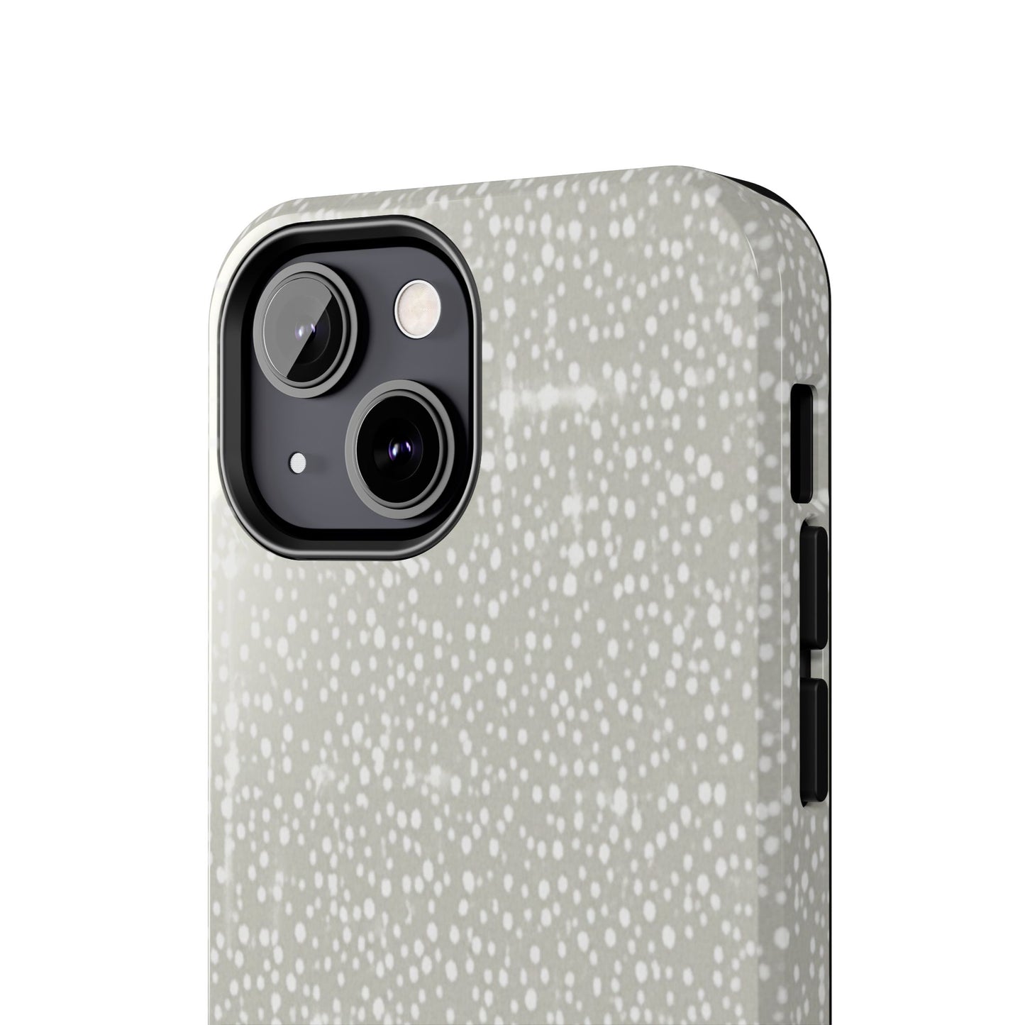 Speckled Gray Tough Phone Case — Protective Shockproof iPhone Cover
