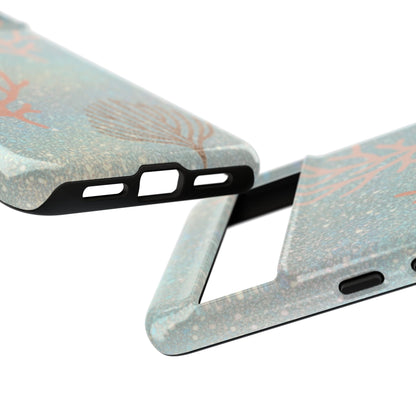 Seafoam Sparkle Phone Case – Coral & Seashell Tough Case