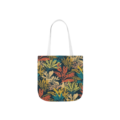 Botanical Coral Reef Canvas Tote