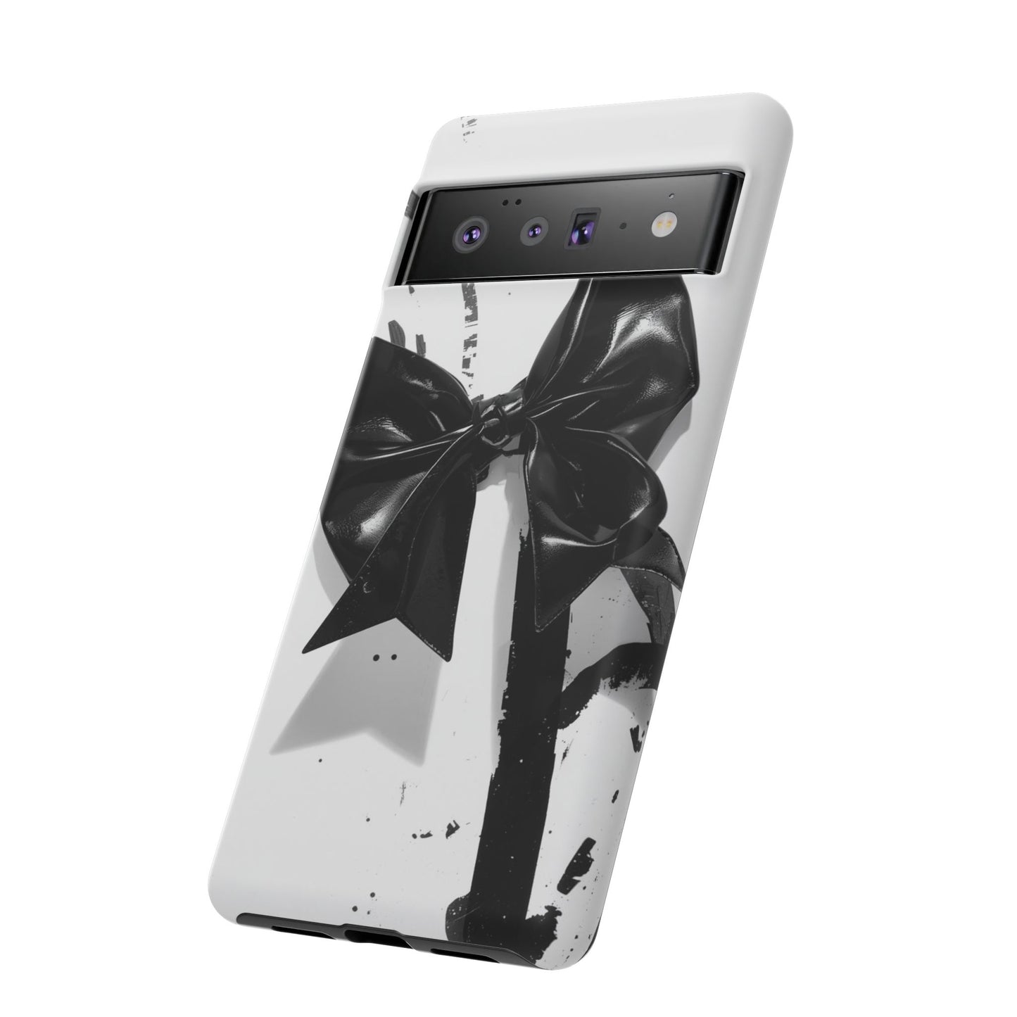 Phone Case — Black Bow Graphic Protective Cover