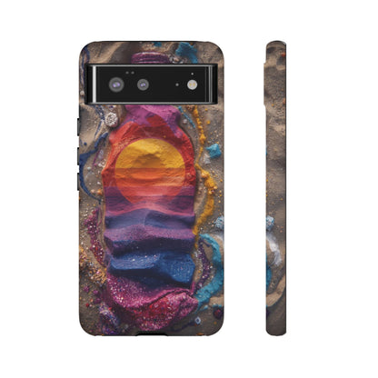Phone Case — Colorful Sand Art Sunset Tough Protective Case