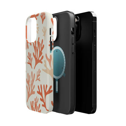 Coral Reef Magnetic Impact Phone Case — Protective MagSafe-Compatible Design
