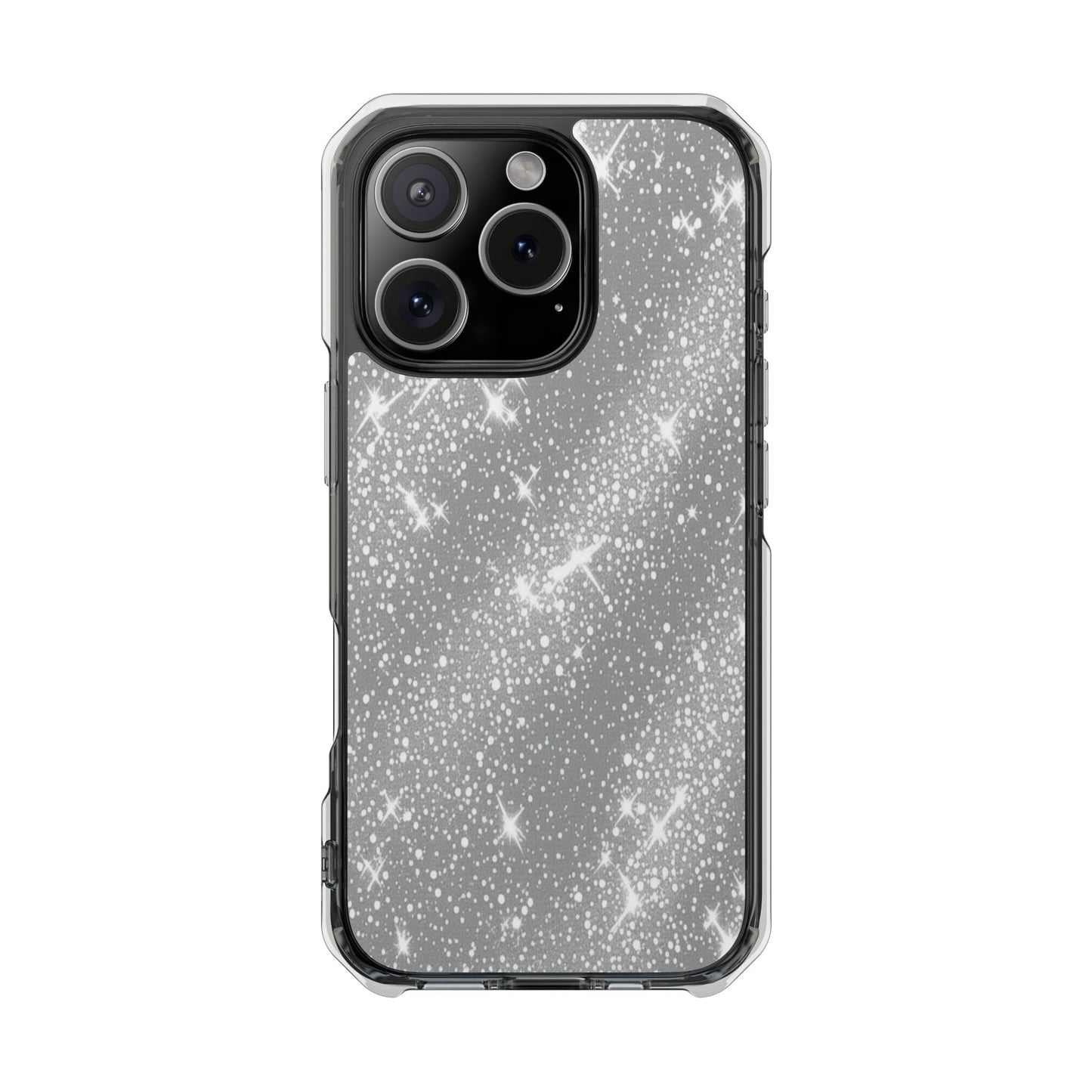 Clear Glitter Magnetic Phone Case — Sparkle Impact Protection