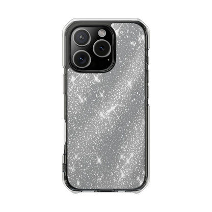 Clear Glitter Magnetic Phone Case — Sparkle Impact Protection