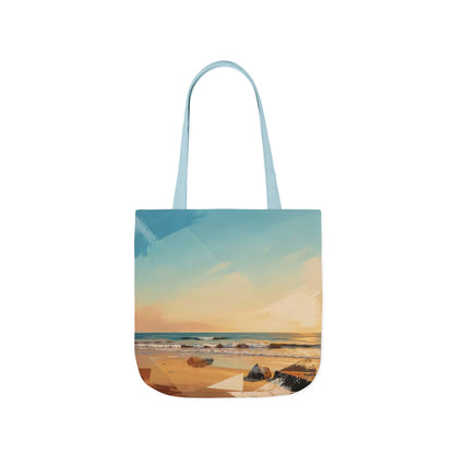 Beach Sunset Canvas Tote Bag